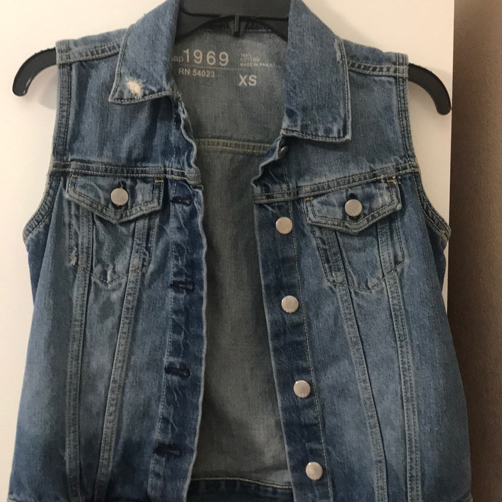 Gap denim vest